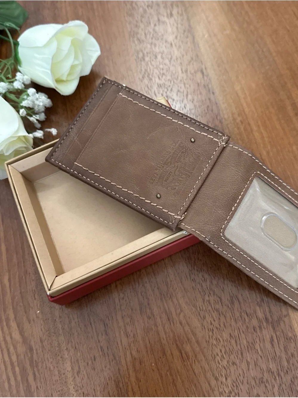 Levi's Brown Card & Pocket Holder